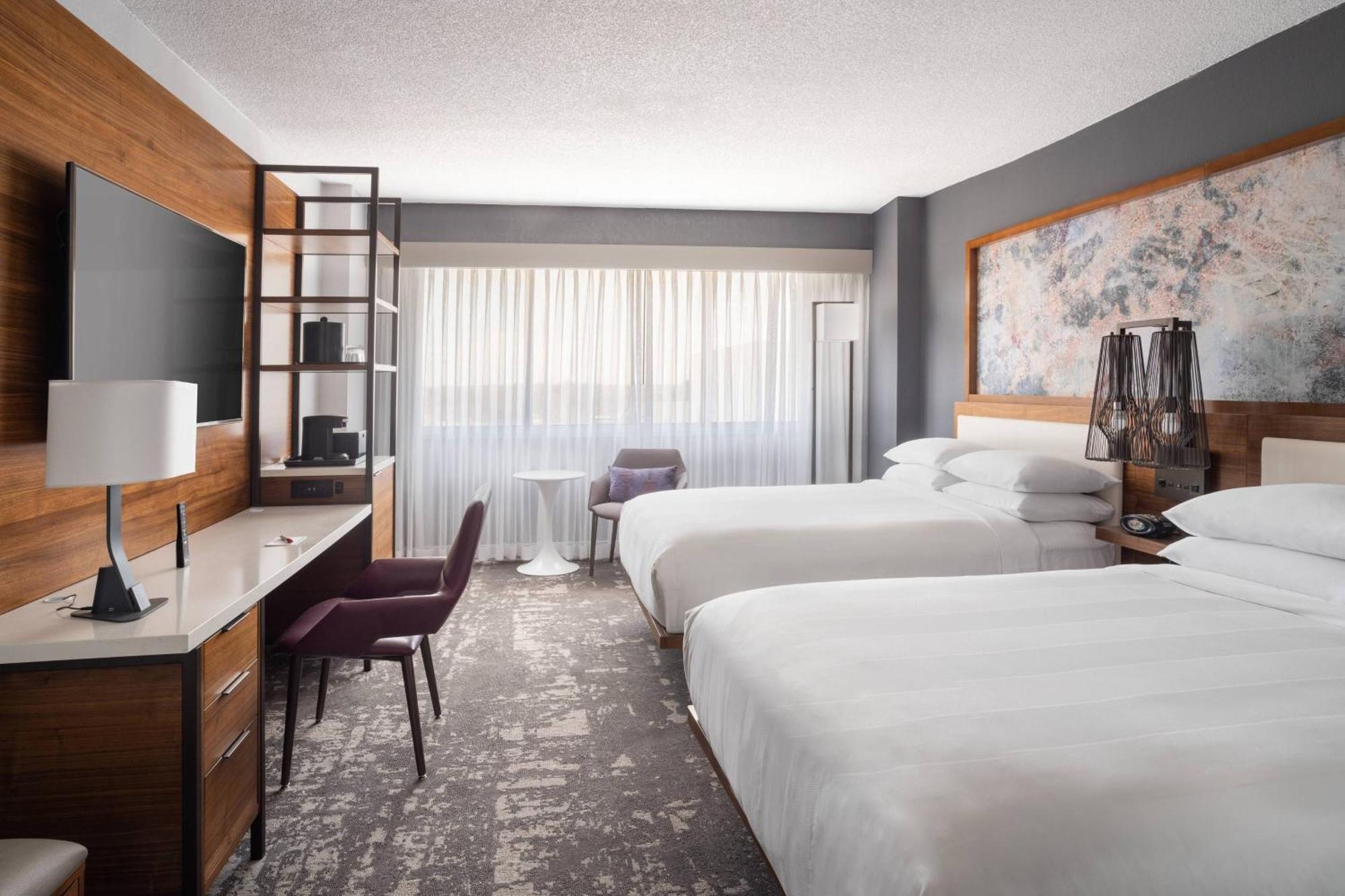 Queen Room with Two Queen Beds and Adapted Tub - Mobility and Hearing Accessible