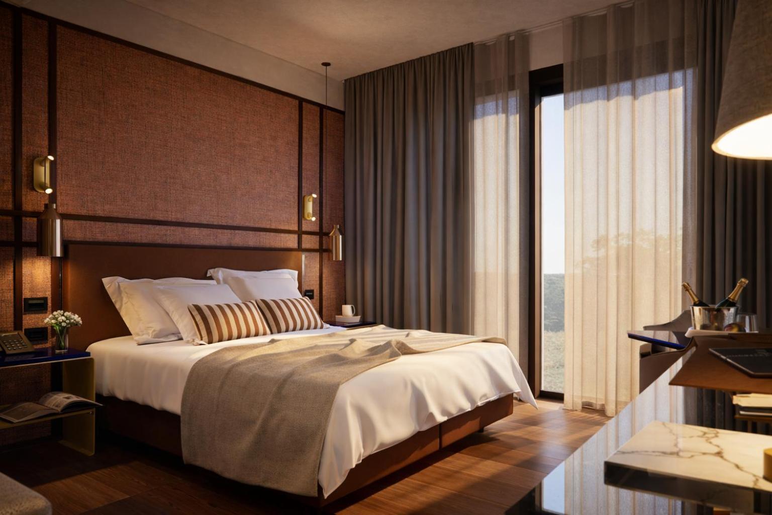 Kamer met Kingsize Bed en Balkon