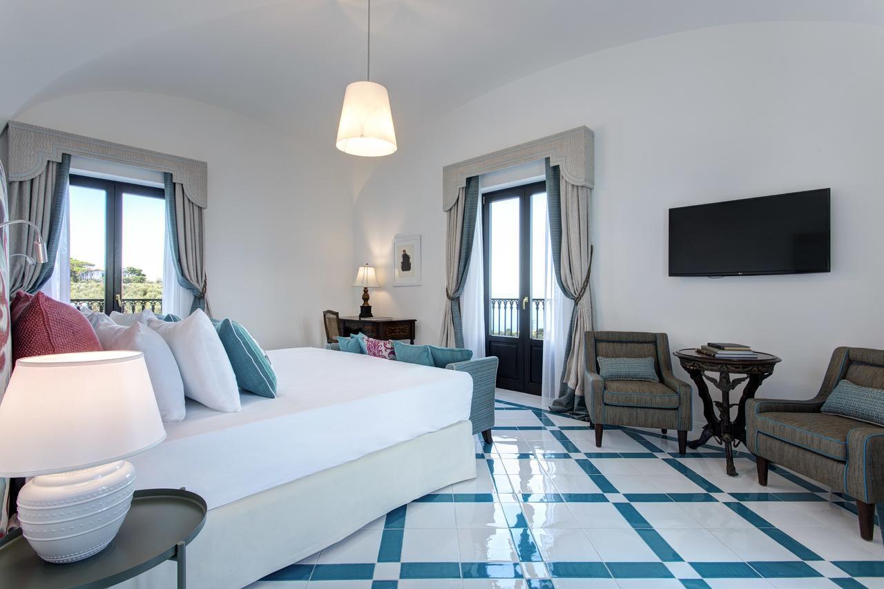 Deulxe Doppel-/Zweibettzimmer mit Meerblick und Terrasse