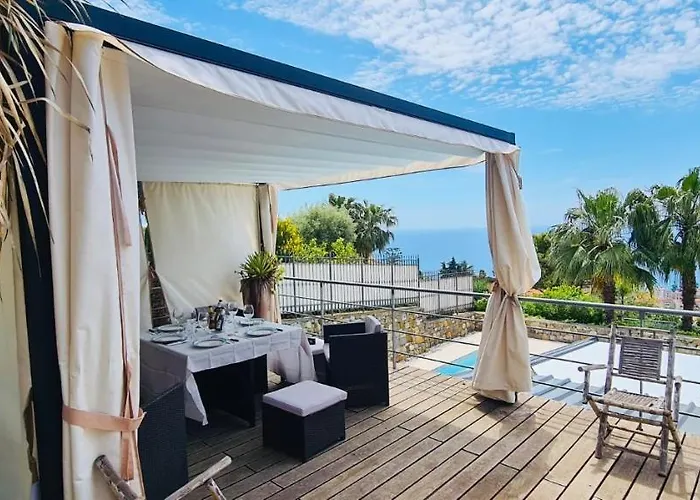 Luxury Sea View Villa Monet With Private Pool - Exclusive Retreat In Bordighera