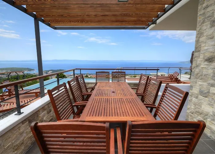 Villa View A Luxury Villa In Makarska, Heated Private Pool, Jacuzzi, Gym