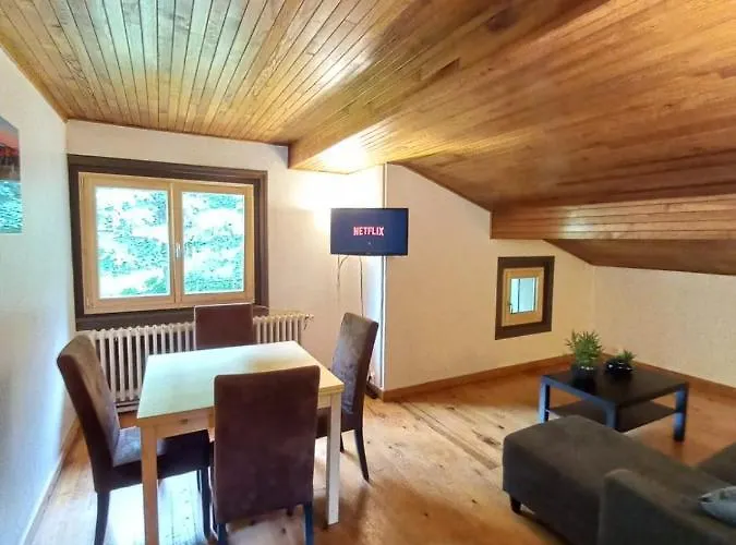 Logement Mansarde Dans Maison Avec Jardin En Bord De Piste, Vue Montagne