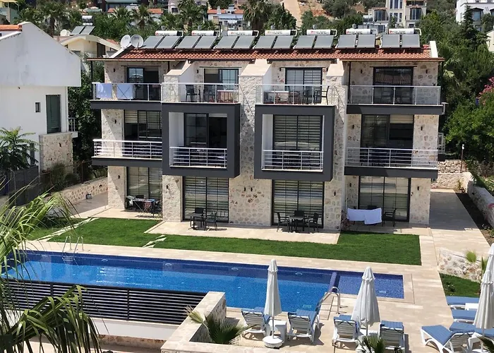 Stone House Aparts 1 Plus 1 Mit Poolterrasse No 3 In Kalkan