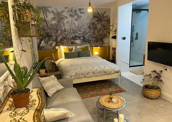 Superbe Appartement Avec Jacuzzi Avec Jardin Prive
