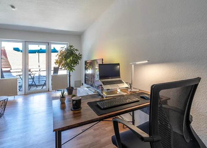 Homely Escape Apartment Friedberg Fuer 2 Mit Terrasse