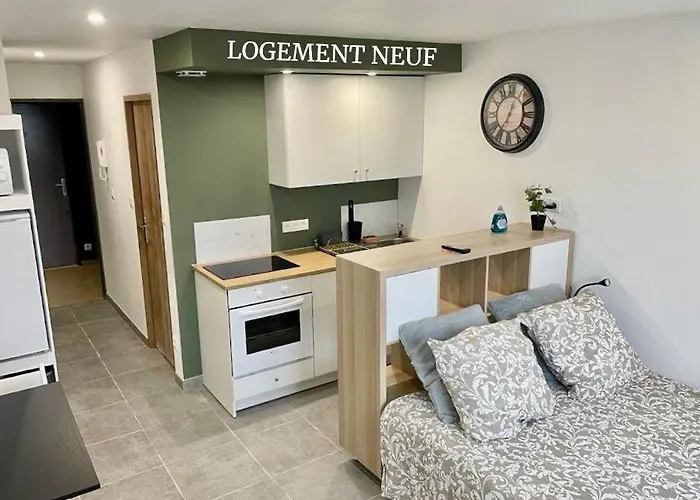 Studio Vue Sur Mer Classe 3 Etoiles, Calais
