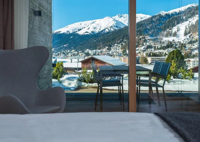 Luxury Davos Apartment For 4 - Panorama Terrace & 5 Star Hotel Spa
