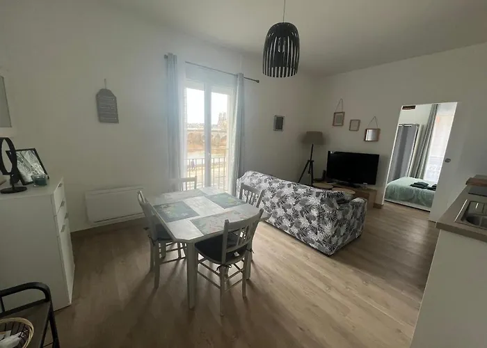 Cosy Loire, T2 Neuf, Front De Loire ,Vue Cathedrale,5Min A Pied Centre Ville Et Parking Prive