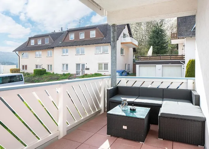 Harmony: Edersee Apartment - Sperrmauer - Lounge