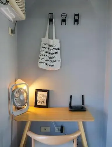 The Fika Room: Scandi-Style Airport Studio with Wi-Fi & Netflix