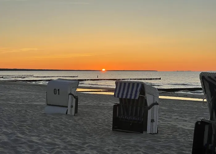 Strandidyll - Ferienwohnung Mit Balkon, Nur 200M Bis Zum Strand