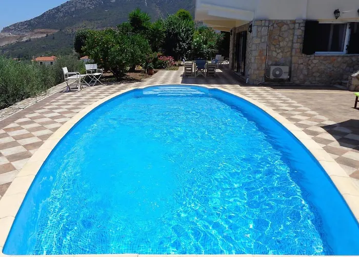 Luxury Villa With Pool Overlooking A Majestic View
