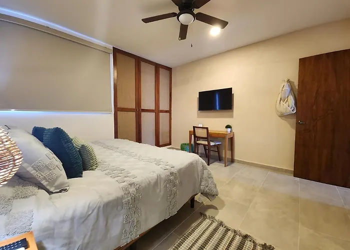 Comfortable Private Apartment Ac Near Montejo - Las Huayitas