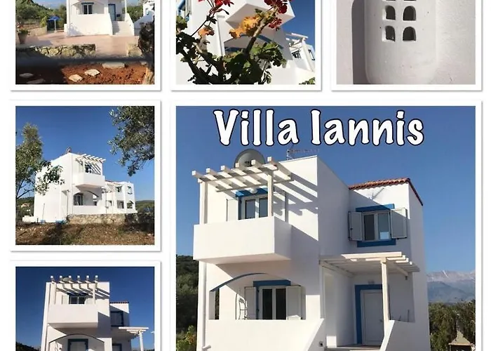 Villa Iannis In Almyrida Slechts 350M Van Het Strand - Auto Huren Niet Nodig - Gratis Samariakloof