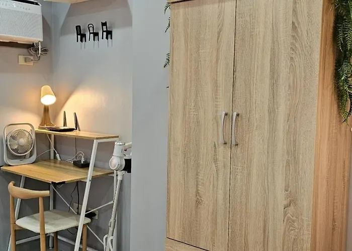 The Fika Room: Scandi-Style Airport Studio with Wi-Fi & Netflix