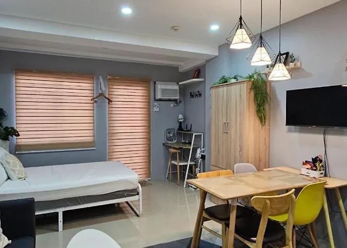The Fika Room: Scandi-Style Airport Studio with Wi-Fi & Netflix