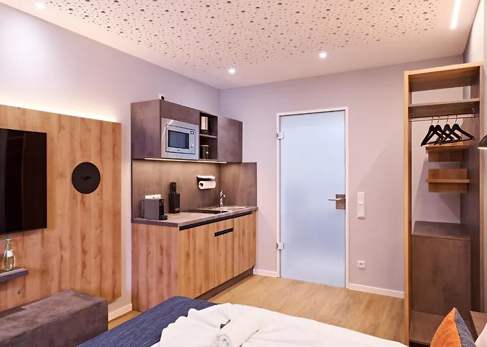 Xzllenz Traum Studio-Apartment, Frei-Parken, U-Bahn, Kueche