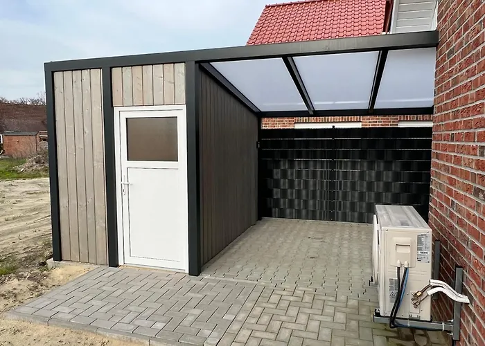 "Golden Delicious" Meppen Ebenerdig 84 Qm Carport Terrasse Neubau Free Wifi 2 Schlafzimmer Bis 4 Personen Einbaukueche