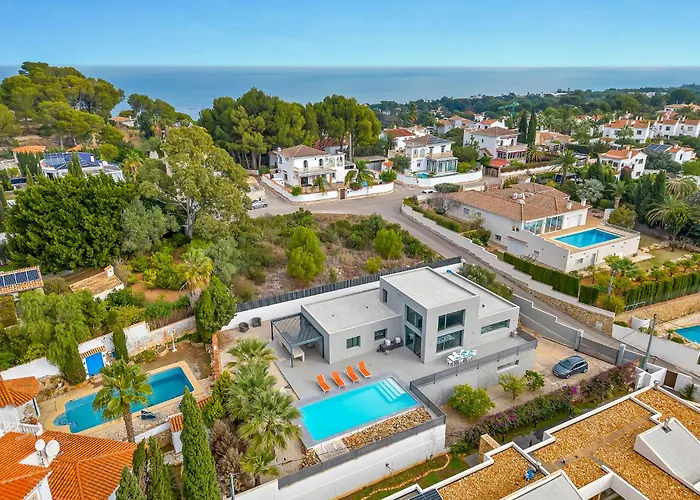 Casa Mieke Modern Villa Denia View Of The Montgo Mountain