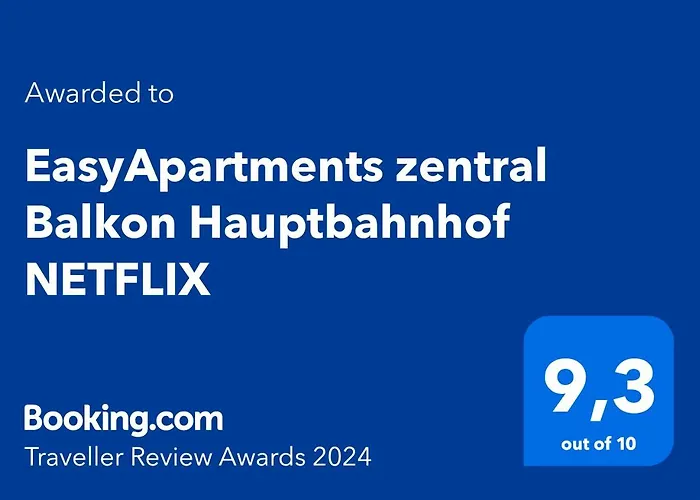 Easyapartments Stilvoll Zentral Balkon Hauptbahnhof Netflix 130M2
