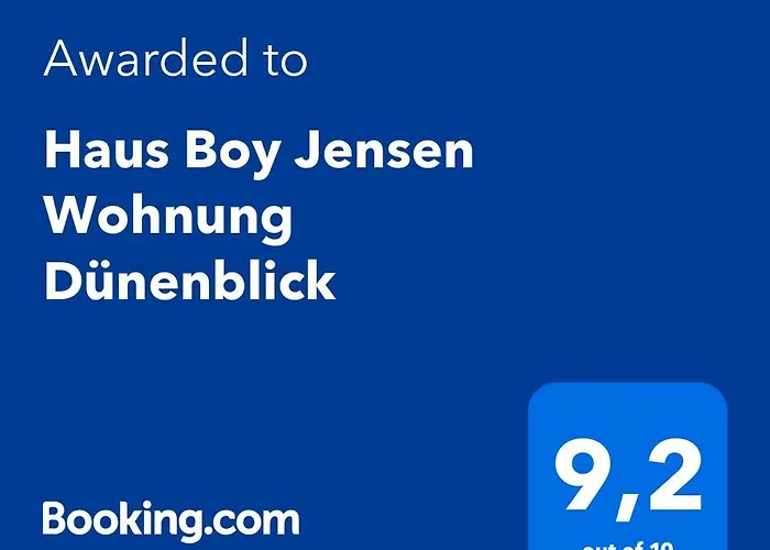 Haus Boy Jensen Wohnung Duenenblick