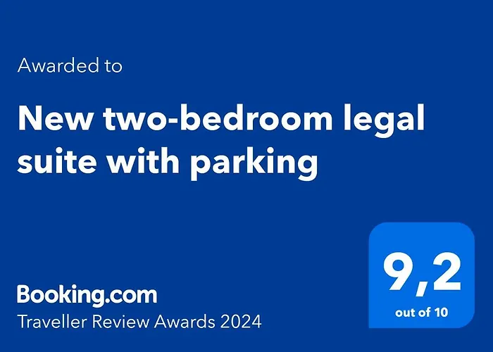 New Two-Bedroom Legal Suite With Parking