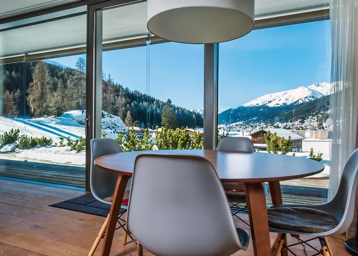 Luxury Davos Apartment For 4 - Panorama Terrace & 5 Star Hotel Spa