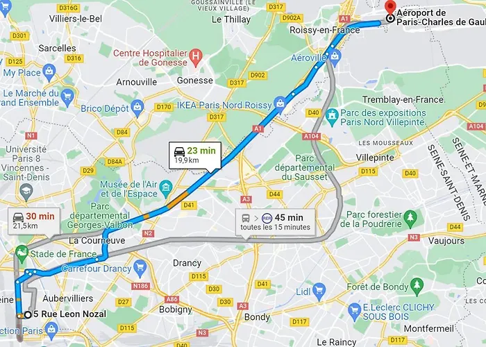 Paris-Stade De France 3 Rooms Parking Metro