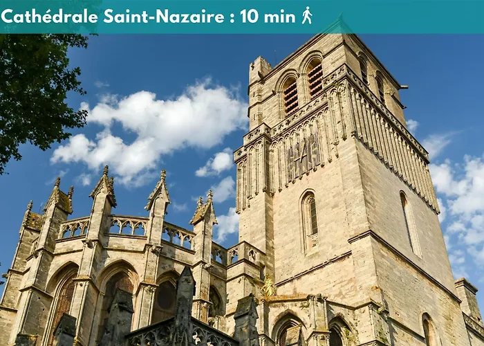 Joli Studio Climatise 'Alma 4' - Coeur De Beziers - Wifi Fibre - Netflix