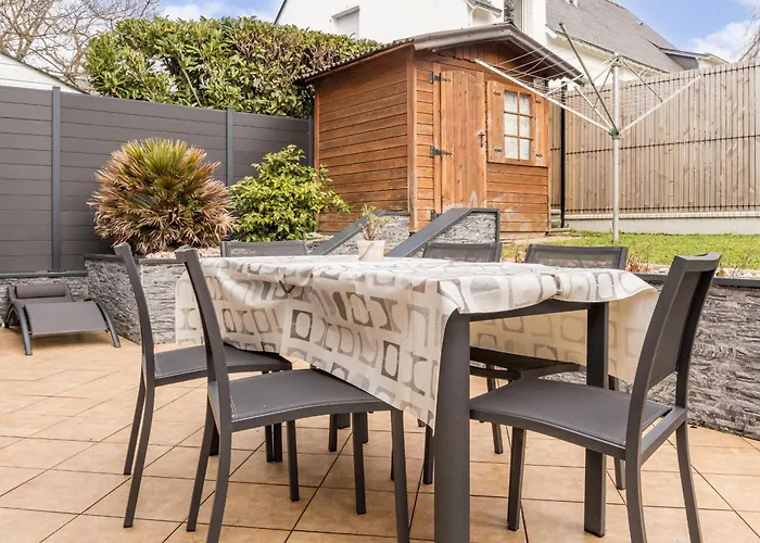 Charmant Gite Familial A La Baule Avec Jardin, Terrasse, Wifi Et Equipements Bebe - Fr-1-306-1073