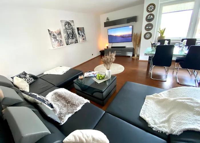 Wikingerbude By Nordmann'S Hus - Mit Grossem Balkon, Garage & Xxl- Sofa Fuer Bis Zu 4 Personen