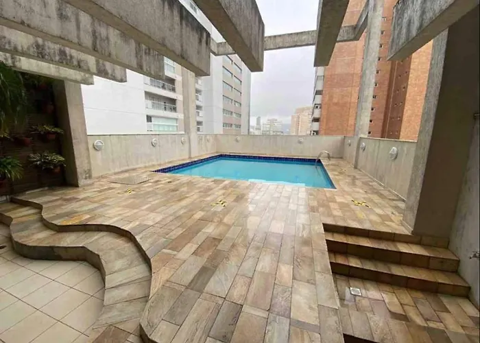 Flat Em Santos No Gonzaga A Tres Quadras Da Praia