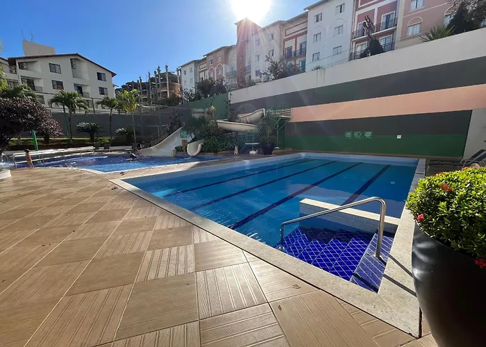 Flat 405 - Condominio Veredas Do Rio Quente - Diferenciado Com Ar Na Sala E No Quarto