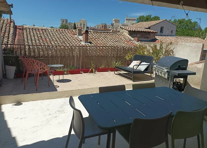 Maison Intra Muros, Clim, Terrasses Avec Vue Sur Palais Jaccuzzi Et Garage