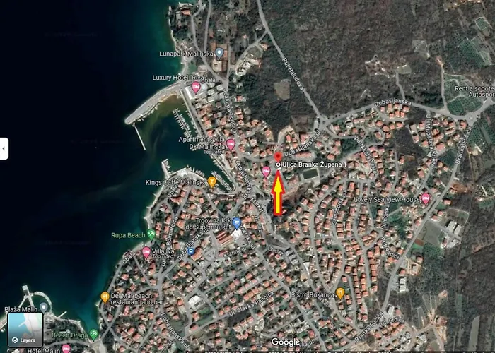 Apartment Olive Malinska - Panoramic Sea View