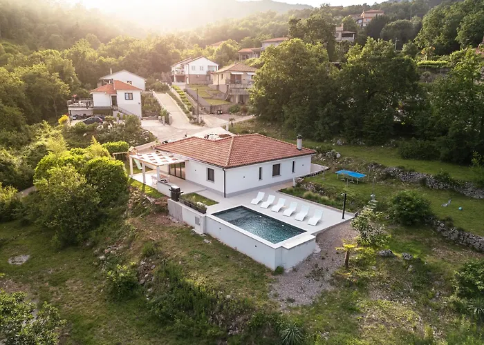 Villa Mare&Monti In Opatija, Heated Pool With Sea View