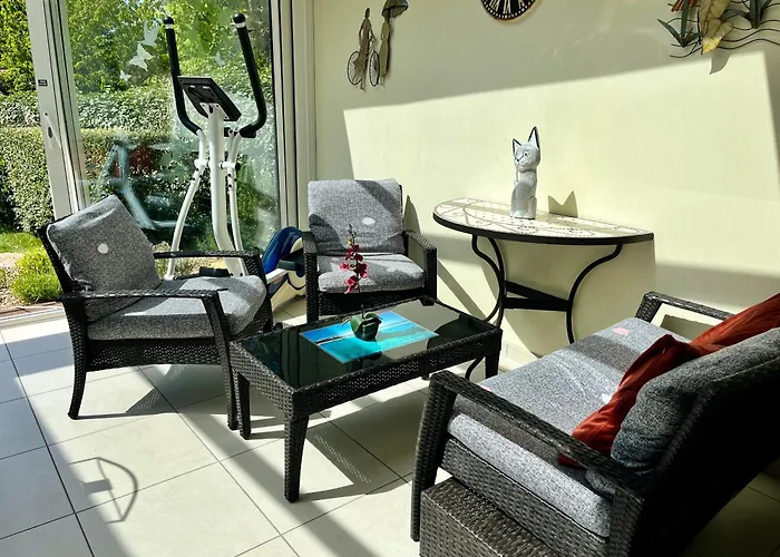 Villa Avec Jardin Clos & Veranda-Chbre Rez-De-Chaussee-Plage 6 Mn