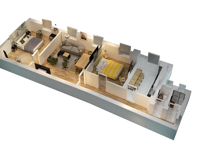 Olive Apartments - Scandi - Kingsize - Free Parking