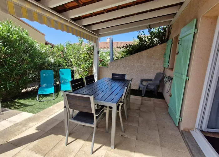 Marines Du Roussillon Villa En Duplex Tres Calme En Residence Privee Avec Piscine - M65