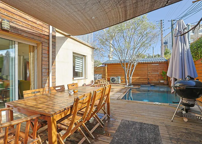 Maison Avec Piscine Chauffee Et Jacuzzi Proche Des Plages