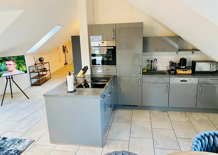 Weil Am Rhein II Design-Apartment I Klimaanlage I Basel 8 Km I Boxspring