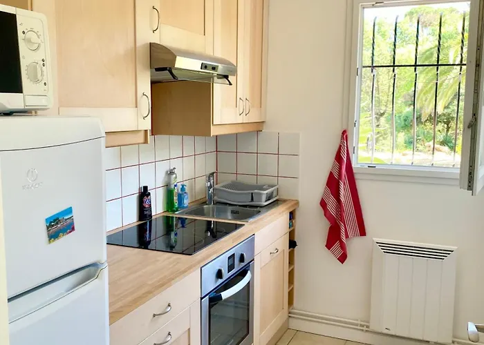 Chez Madou, T1 En Bas De Villa Et Rez De Jardin A 900M De La Mer Et Des Commerces