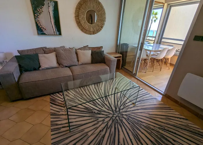 "Le Palmier Dore", Cosy T3 A 3 Minutes A Pied Des Plages, Parking Et Clim