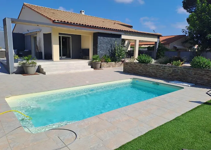 Belle Villa Avec Piscine Vue Montagne A 10 Mn De La Mer A Argeles