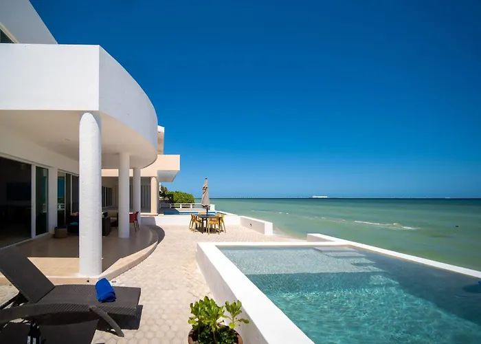 Peninsula Stays 4Br Beach House @ Progreso The Best Location In The Yucatan