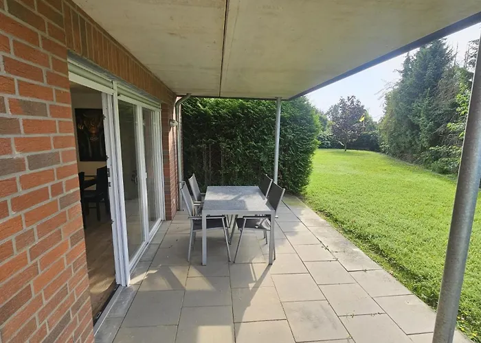 Ecocube Apartment In Rheine, 5Pers, Kueche, Wohnzim, Badezim