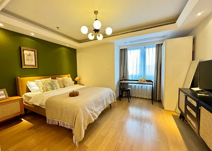 Shanghai Lerongju Boutique Apartment Metro Line 8 20Meter