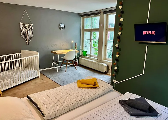 Altstadt-Wohnung Mit Waschmaschine Fuer Familien Und Gruppen