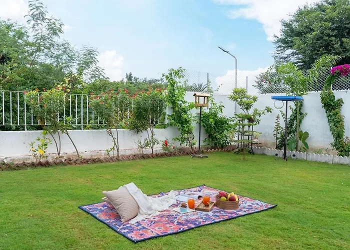 Saffronstays Villa Bougain - 2Br Hill-View Villa With Plunge Pool, Veg Bbq, Birdwatching & Serene Garden Sit-Outs