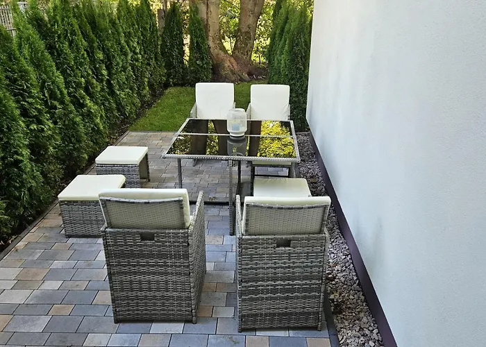 Ferienwohnung Am Stadtpark 2 Terrassen, 2Br, 84M2
